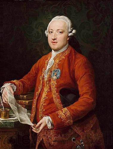 Pompeo Batoni Portrait of Jose Monino, 1st Count of Floridablanca Germany oil painting art